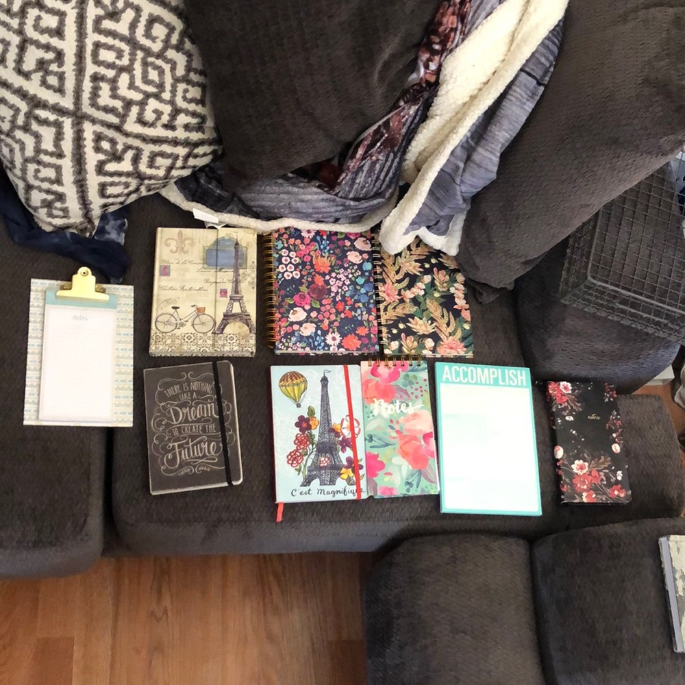 Journals and notebooks DO NOT PURCHASE